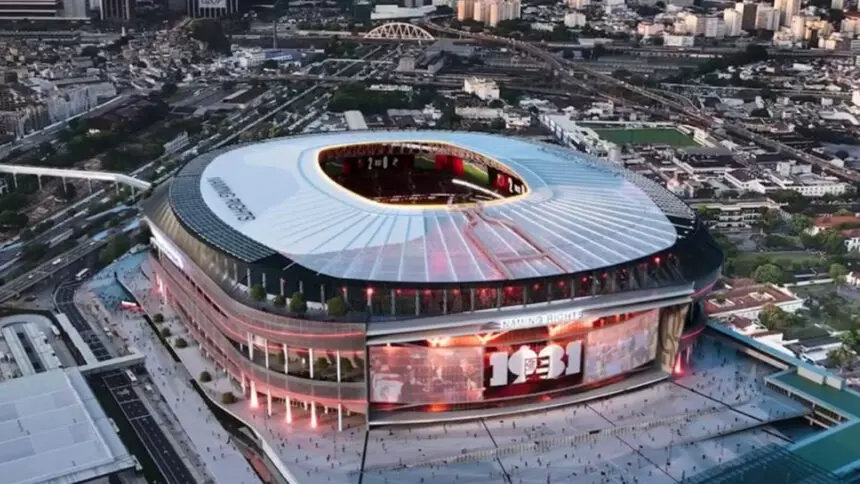 Flamengo apresenta projeto do novo estádio e anima os torcedores; veja imagens