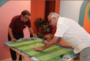 Confraternização de Natal ACERJ - Rafael Marques vs Eraldo Leite no Futebol de Mesa - Foto by Isaac Andrade