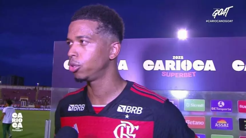 Carlinhos em Flamengo x Boavista Campeonato Carioca (Foto:Reprodução)