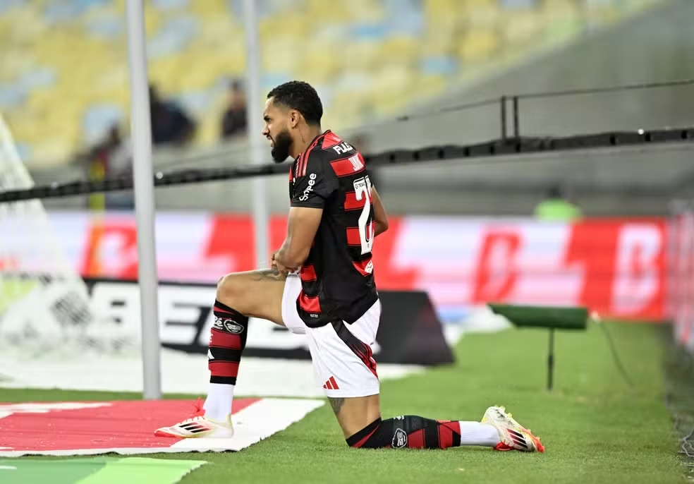 Flamengo tenta recuperar titulares para clássico contra Vasco 3 Juninho sentiu problema na coxa durante Flamengo x Botafogo (Foto: André Durão)
