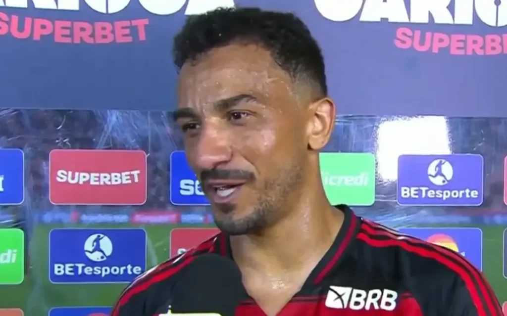 Flamengo goleia, Juninho faz 1º pelo clube e Arrasca brilha 4 Danilo estreia como titular no Flamengo (Foto: Reprodução/SporTv)