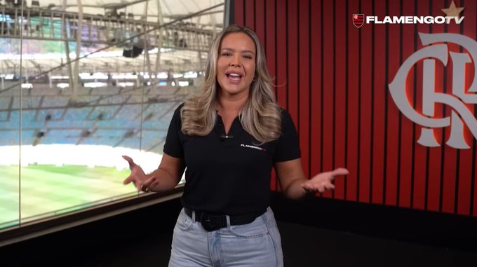 Flamengo TV transforma termo 'Flapress' em novo programa semanal 1 Programa Flapress apresentado por Daniela Boaventura - Foto: FlamengoTV