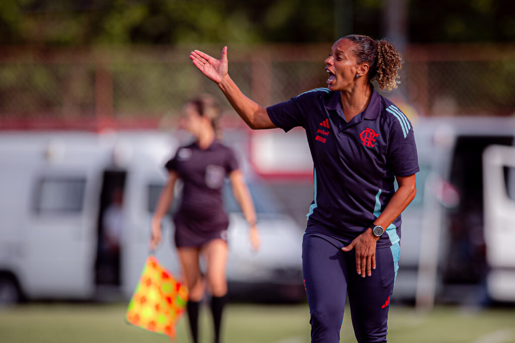 Flamengo vence o Fluminense, conquista o bicampeonato da Copa Rio Feminina e inicia nova era com Rosana Augusto 3 Rosana Augusto, técnica do Flamengo Feminino. (Foto: Paula Reis / Flamengo)