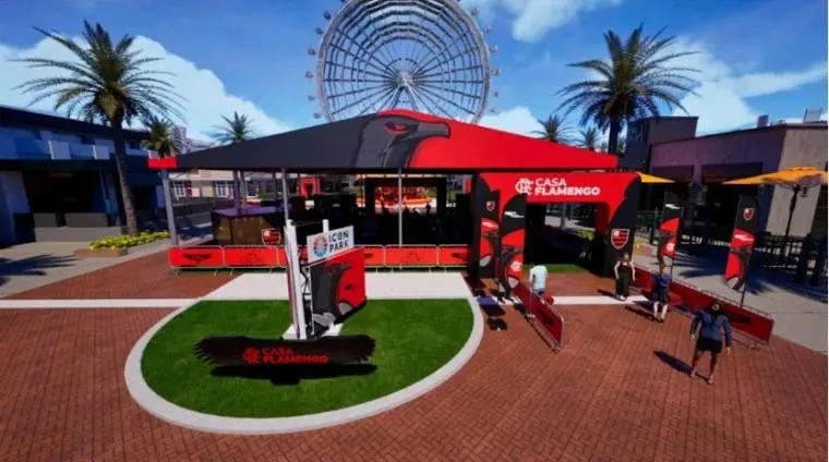 Casa Flamengo inaugura hoje em Orlando e será o ponto de encontro da Nação no Mundial 1 Projeto da Casa Flamengo para o Mundial de Clubes - Foto: Divulgação/Flamengo