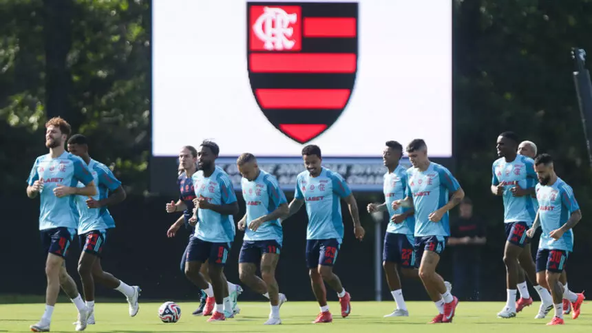 Decisão chegando! Flamengo intensifica treinos e conta com dupla artilheira para encarar Chelsea 2 Treino do Flamengo nos Estados Unidos para o Mundial de Clubes - Foto: Gilvan de Souza/Flamengo