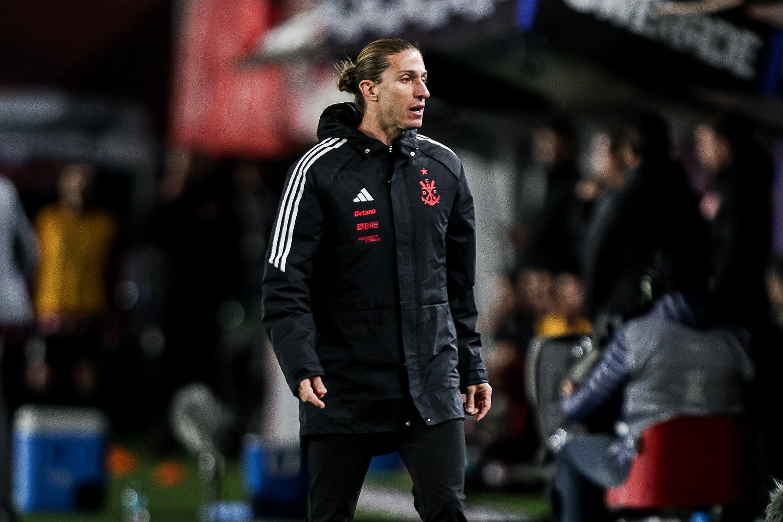 Filipe Luís em Estudiantes x Flamengo pela Libertadores - Foto: Gilvan de Souza/Flamengo