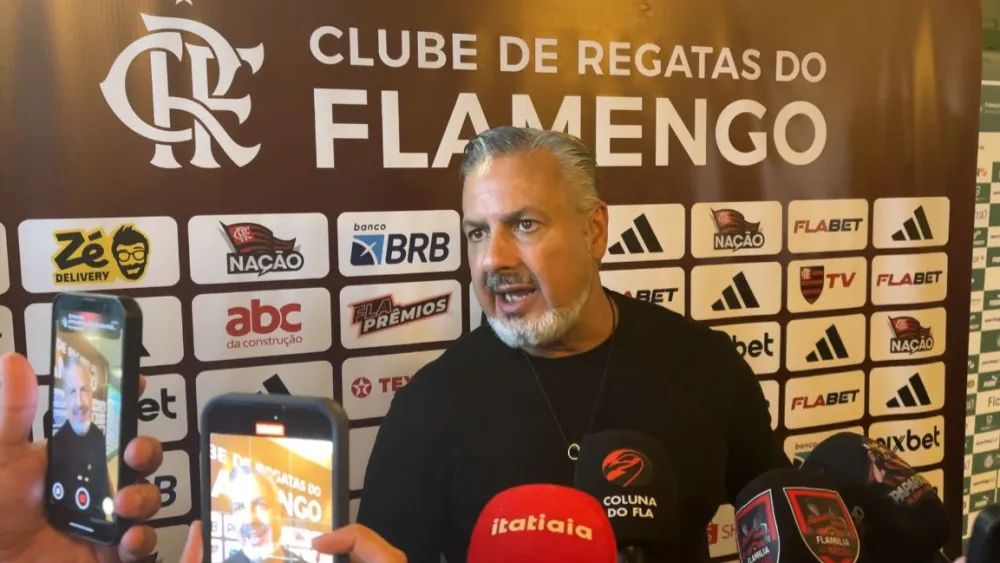 José Boto falou sobre arbitragem após o jogo do Flamengo - Foto: Rafael Oliva/Itatiaia
