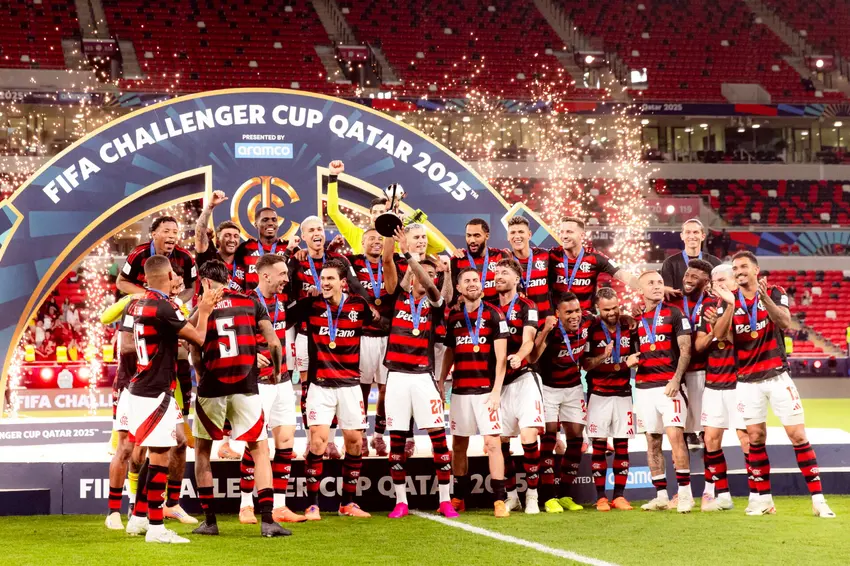 Flamengo vence Pyramids, conquista a Challenger Cup e vai à final do Intercontinental contra o PSG - Foto: Adriano Fontes/Flamengo